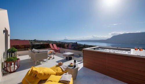 Paeonia with Sea View and Jacuzzi