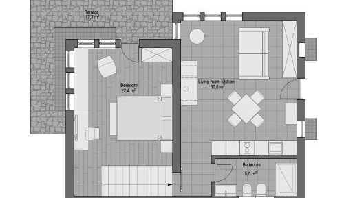One-Bedroom House