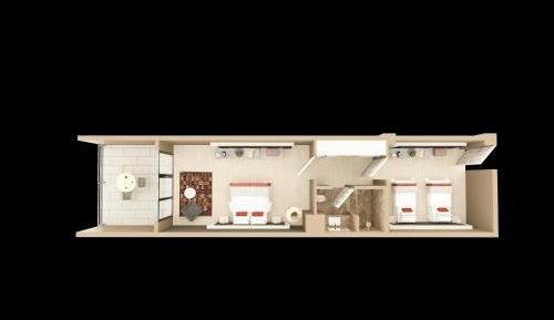 Quadruple Room with Sea View