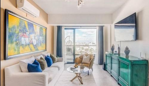 One-Bedroom Apartment with Balcony and City View