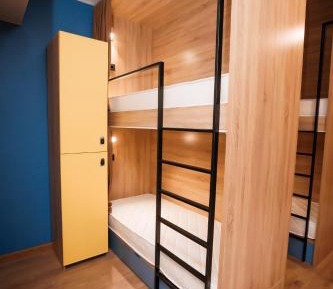 Bunk Bed in Male Dormitory Room 
