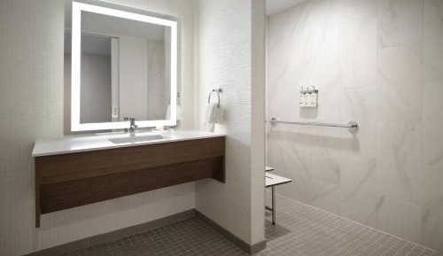 Standard King Room with Mobility Accessible Roll-In Shower