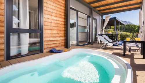 Premium Two-Bedroom Mobile Home with Private Pool