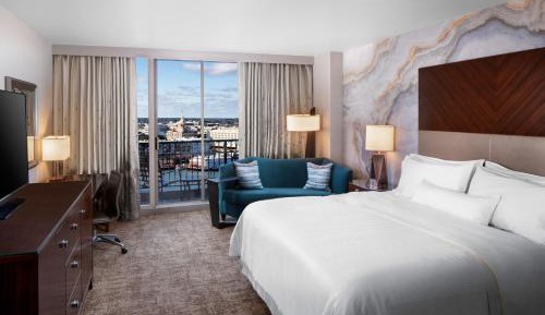 Guest room, King, Savannah view, River view, Balcony