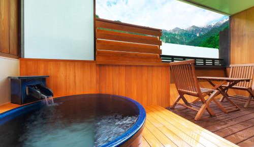 Twin Room with Open-Air Bath - Non-Smoking
