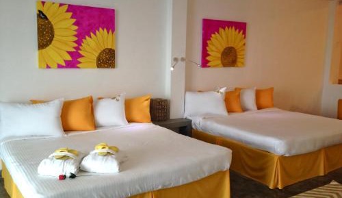 Yellow Deluxe Double Room with Balcony