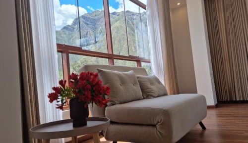 Family Room with Mountain View