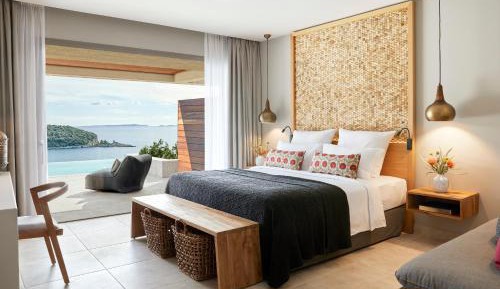 Deluxe Double Room Sea View with Private Pool 