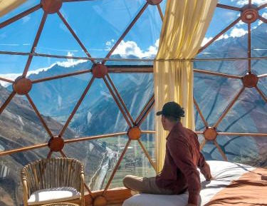 Dome with Panoramic View - Shuttle from and to Train Station Included