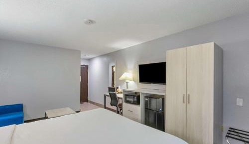 1 Queen Bed, Mobility Accessible Room, Bathtub w/ Grab Bars, Non-Smoking