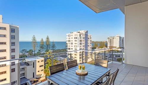 Two-Bedroom Top Floor Ocean View Apartment