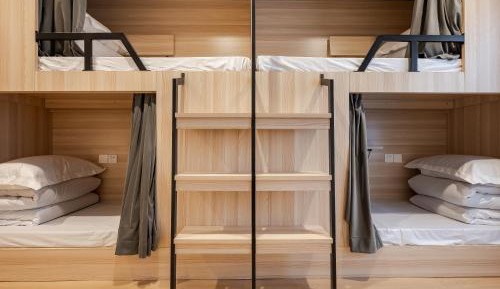 Bed in 8-Bed Male Dormitory Room