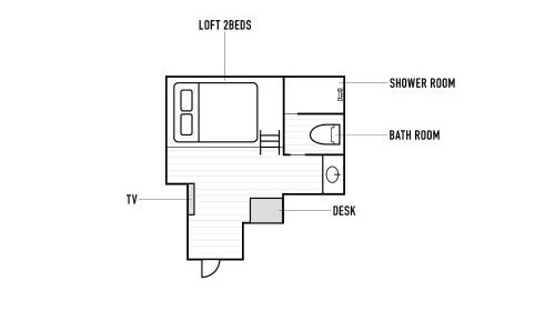 Standard Double Room with Two Double Beds - No Cleaning for Consecutive Night Stays