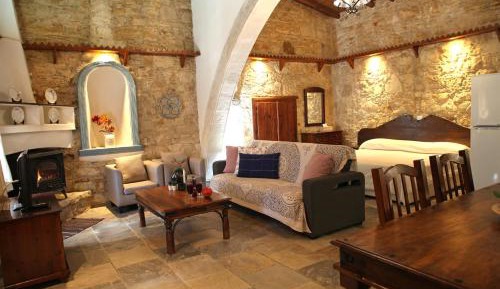 Double Studio with Fireplace