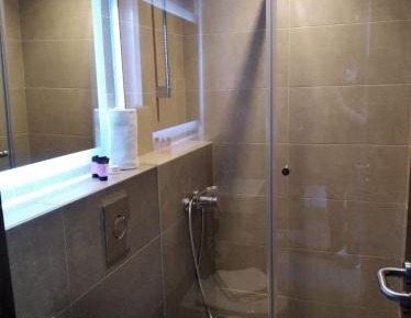 Double Room with private bathroom outside the room