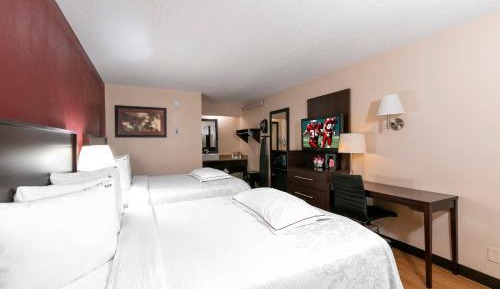 Premium Room with Two Double Beds Smoke Free (Upgraded Bedding & Snack Box)