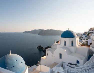 Suite with Terrace and Blue Domes View