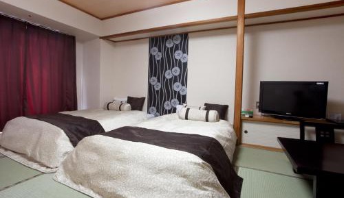 Twin Room with Tatami Floor with Ocean View - Non-Smoking