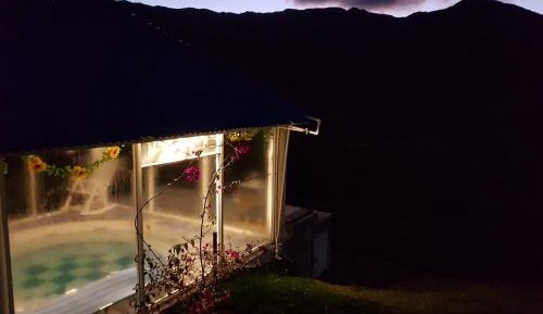 Suite with Fireplace and Mountain View
