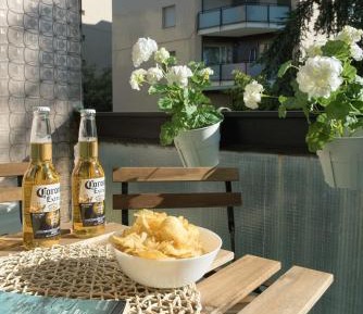 Studio with Balcony