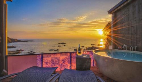 Double Room with Open-Air Bath and Sea View - Ground Floor