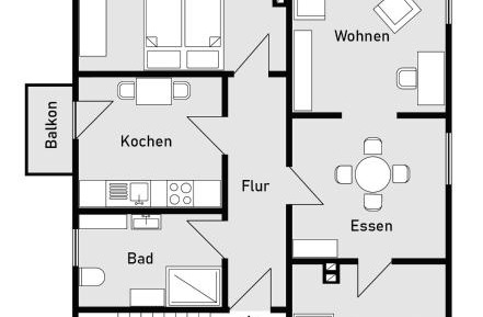 Apartment with Balcony