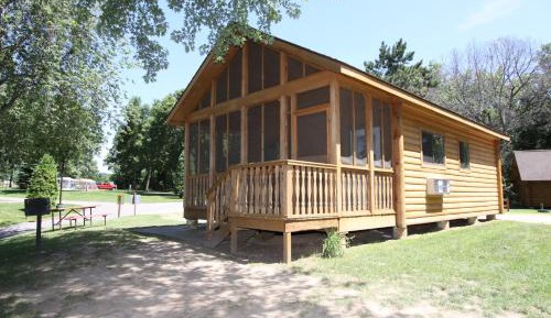 Two-Bedroom Log Cabin