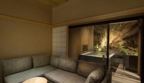 Deluxe Twin Room with Private Open Air Bath - Non-Smoking (1st Floor)