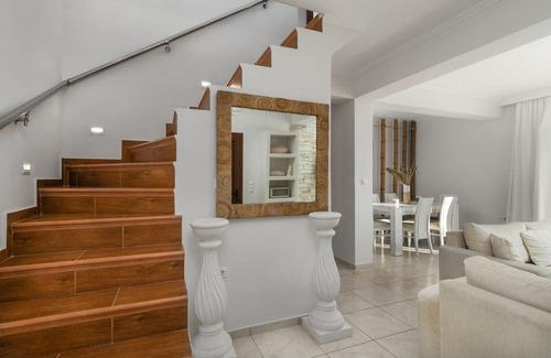 Adamas Villa | Villa Eva Milos: 4 Bedroom, Private Pool & BBQ, 200m away from the beach