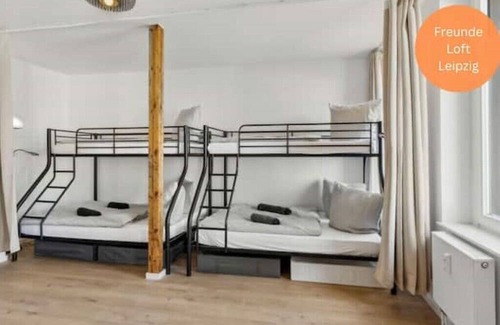 Volkmarsdorf Apartment | Loft für 10 Freunde