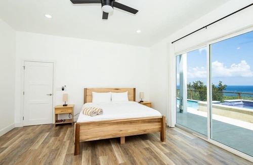 Camp Bay House | Panoramic Ocean Views ~ Pickleball, Pool, Hot Tub