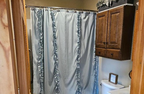 Clearbrook House | 1 bedroom/1 bath cabin house with garage! Large front & back deck w/big backyard