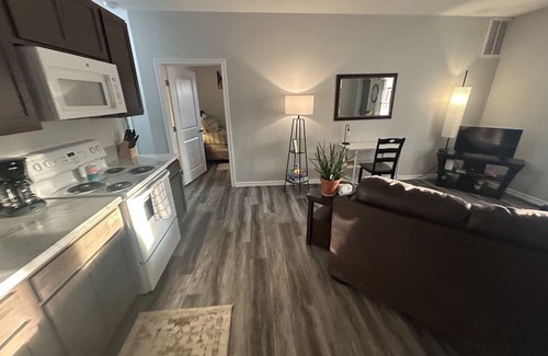 Wichita Apartment | Cozy, central location with amenities galore! Pet-friendly and an attentive host