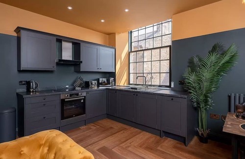 Barnard Castle Apartment | Bold 2-Bedroom Chapel Conversion Retreat