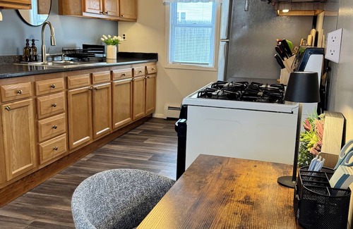 Dover-Foxcroft Apartment | ATV trail nearby, dog-friendly 1-bed apartment in D-F with fully-stocked kitchen