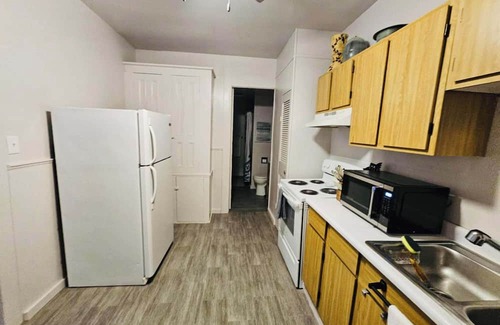 Wellsville Apartment | Modern 1-Bedroom Apartment with walkout deck