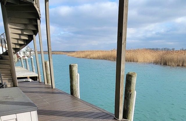 Lake St. Clair Canal Cottage. Fishing, views, dockage, and more!