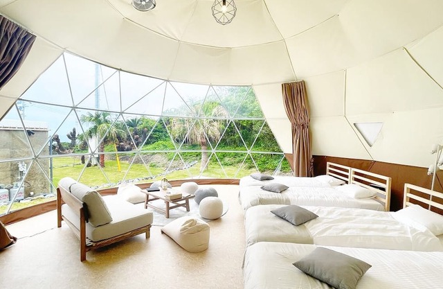 A room where you can relax in the forest and sauna / Kushima Miyazaki