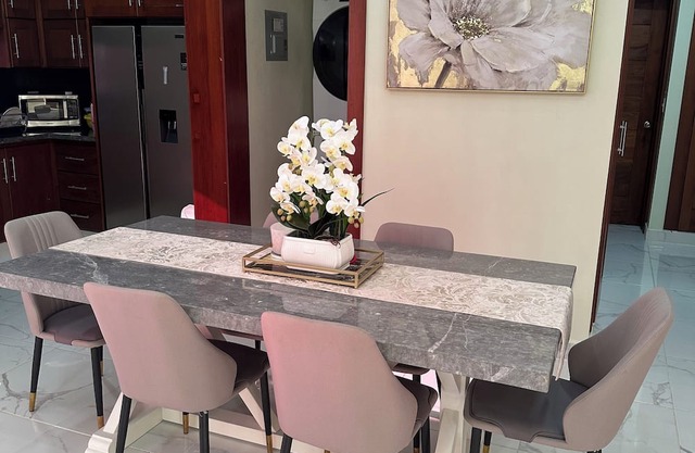 Secure and quiet 3-bedrooms apartment with AC in a gated community in Tenares.