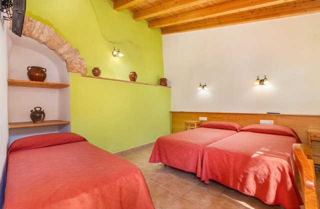 Room 'Habitación Cuadruple' with Mountain View, Wi-Fi and Air Conditioning