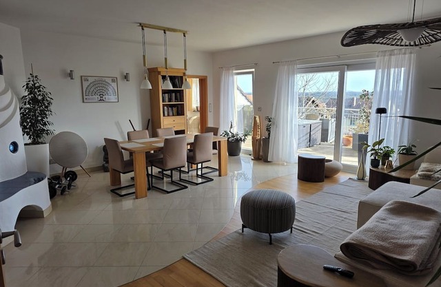 Vacation apartment (140sqm) with two bedrooms and whirlpool bathtub