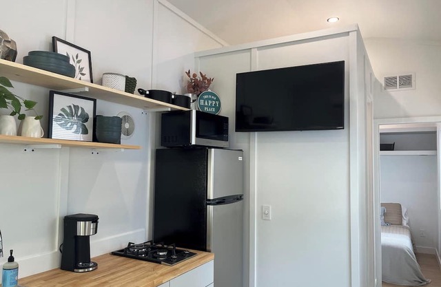 Unique tiny home experience in a one of a kind tiny home park